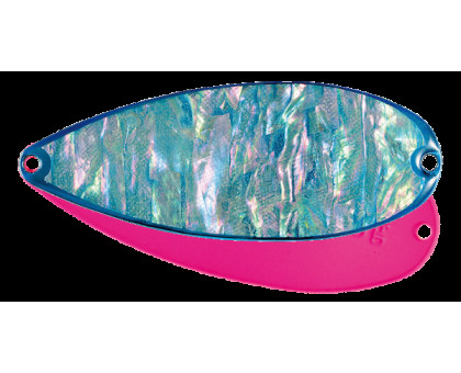 Блесна колеблющаяся FIELD HUNTER North X shell 45г 75мм col.26 S Clear Blue / Back fluorescent Pink 