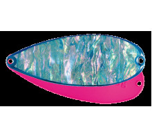 Блесна колеблющаяся FIELD HUNTER North X shell 50г 75мм col.26 Clear Blue / Back fluorescent Pink