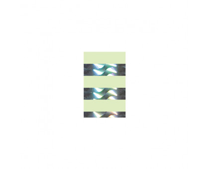 Наклейка голографическая HARIMITSU E-57W Hologram Seal Zebra Glow Wave 5*30см