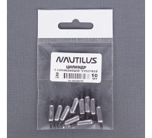 Грузило NAUTILUS "Цилиндр с трубочкой" 2г (10шт)  