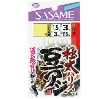 Самодур SASAME S-113 Thick bean Azi Pink bait #0.5 1,15м