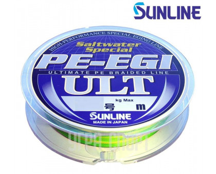 Шнур плетеный SUNLINE PE-EGI ULT #0.8 180м MC  