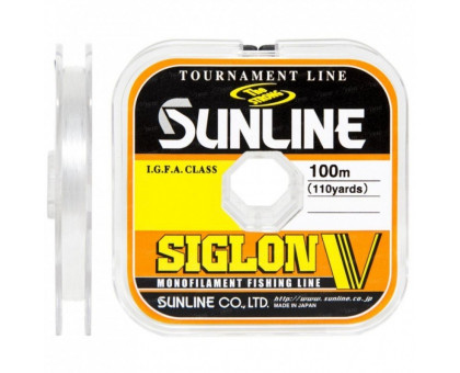 Леска SUNLINE SiglonV 10R #0.4 0,104мм 2Lb 100м монофил  