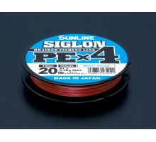 Шнур плетеный SUNLINE Siglon PE *4 #1.2 0,187мм 20Lb 150м MC  