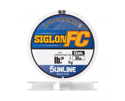 Леска SUNLINE Siglon FC #0.5 0,128мм 2,4Lb 30м флюорокарбон