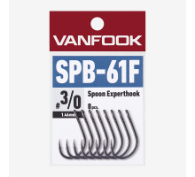 Крючок VANFOOK SPB-61F #3/0 Fluorine Black  