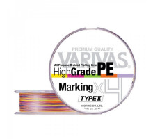 Шнур плетеный VARIVAS High Grade PE TypeII *4 #0.8 15Lb 150м