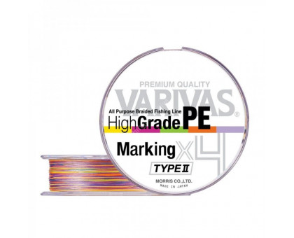 Шнур плетеный VARIVAS High Grade PE TypeII *4 #0.8 15Lb 150м